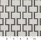 Upholstery Fabric - Grey & Silver Abstract & Geometric Upholstery Fabric 54 Inches"